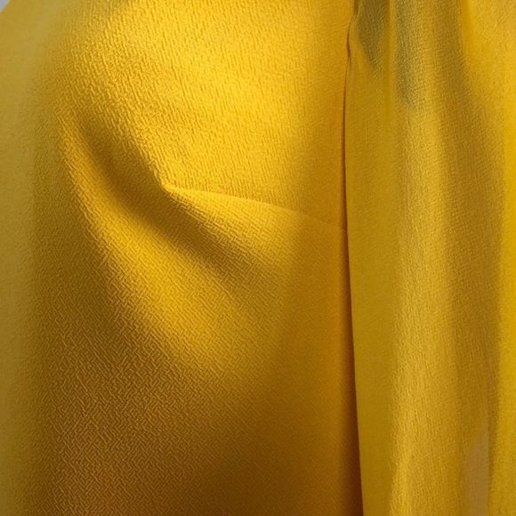 Trina Turk Yellow Puff Sleeve Sheath Dress - Picture 15 of 16